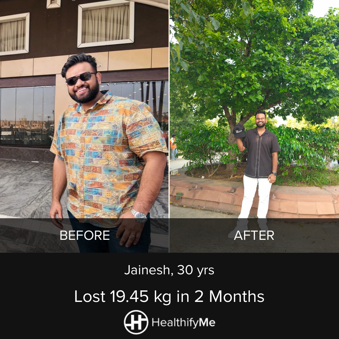 −19.4 kg in 2 months