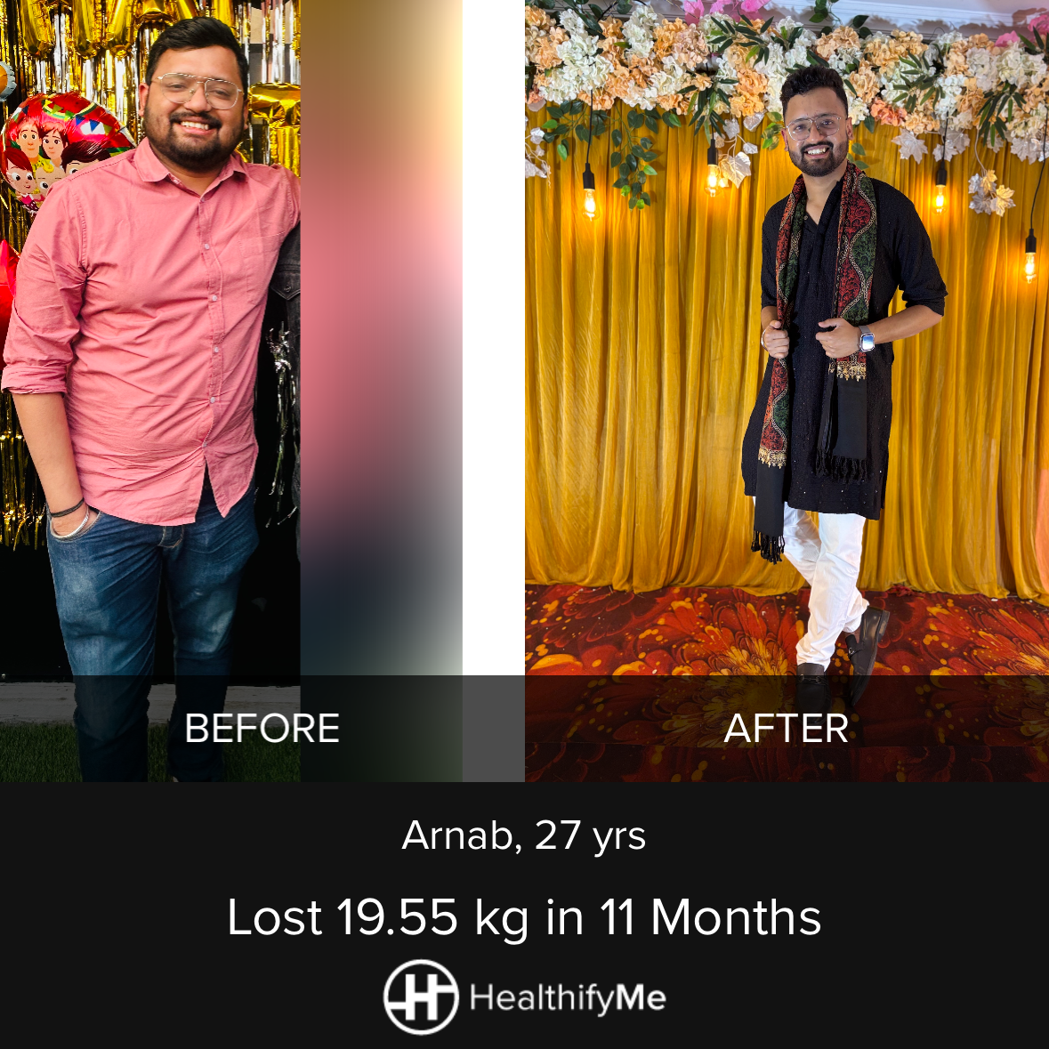 −19.6 kg in 11 months