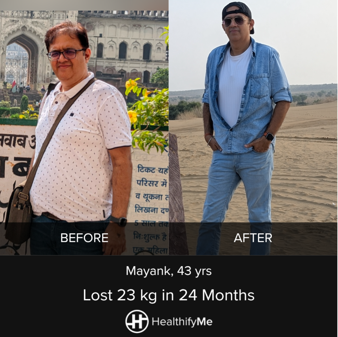 −23 kg in 2 years