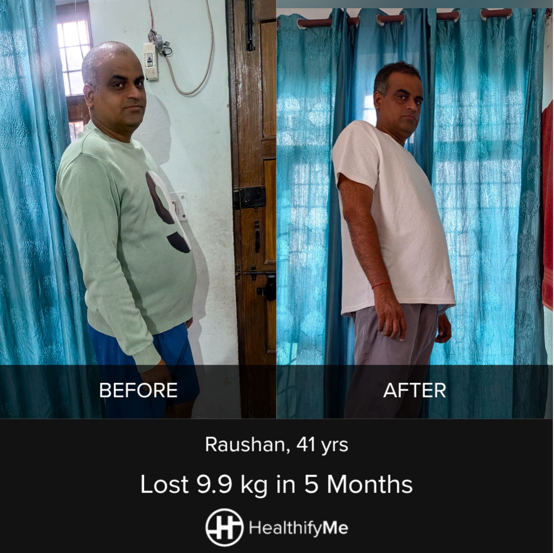 −9.9 kg in 5 months