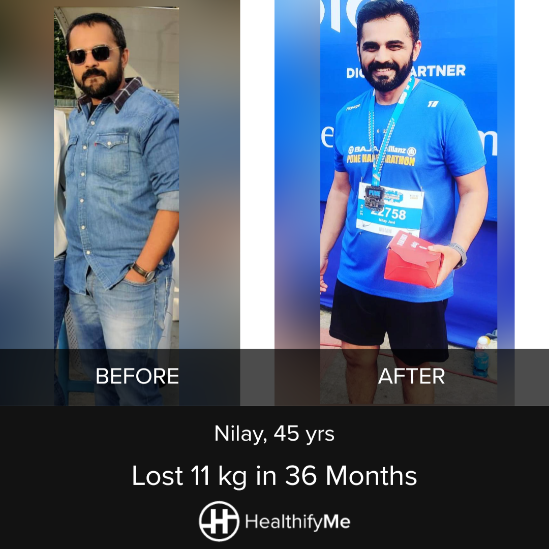 −11 kg in 3 years