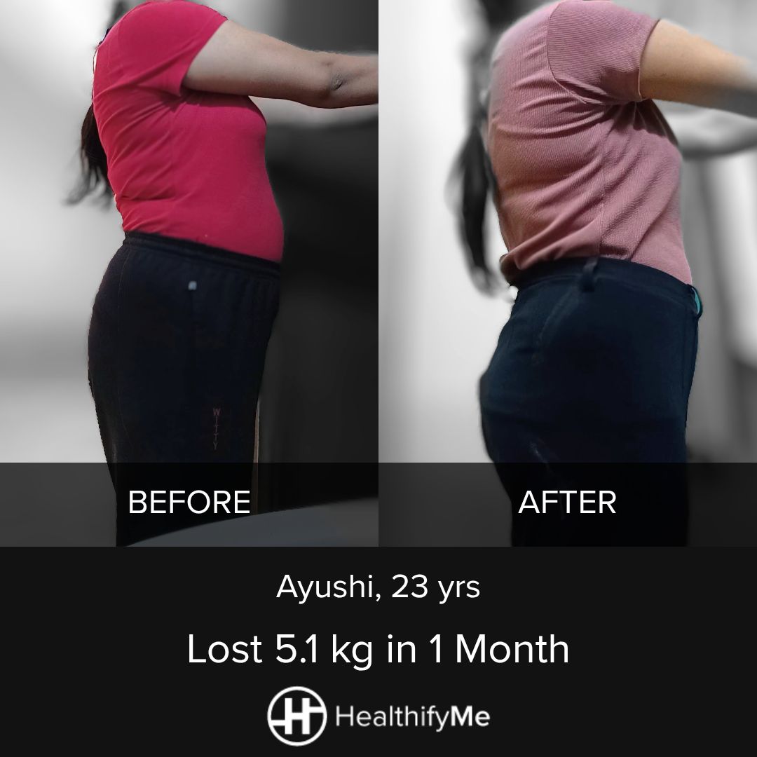 −5.1 kg in 1 month
