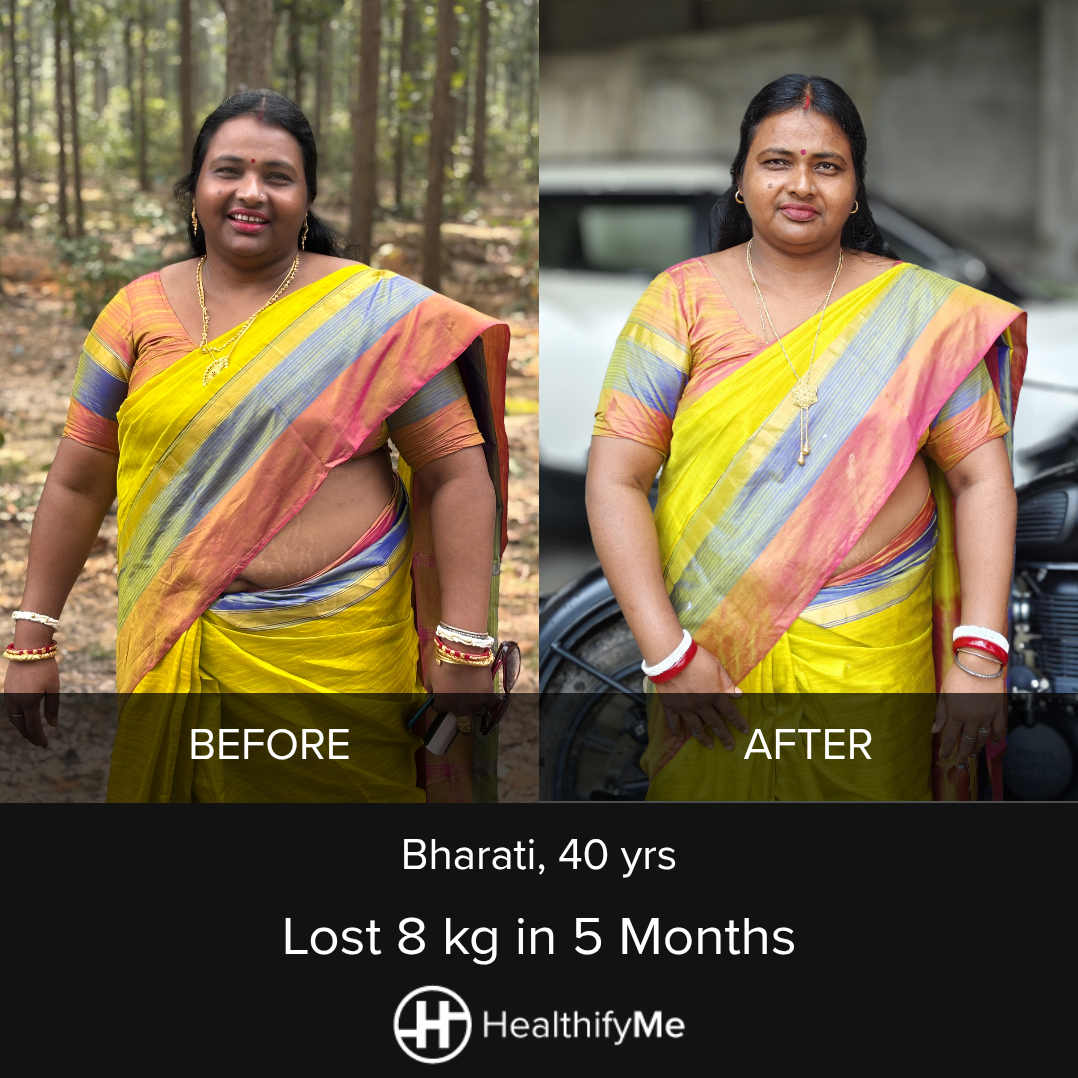 −8 kg in 5 months