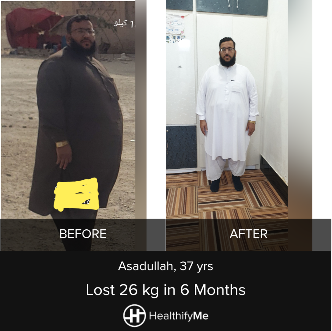 −26 kg in 6 months