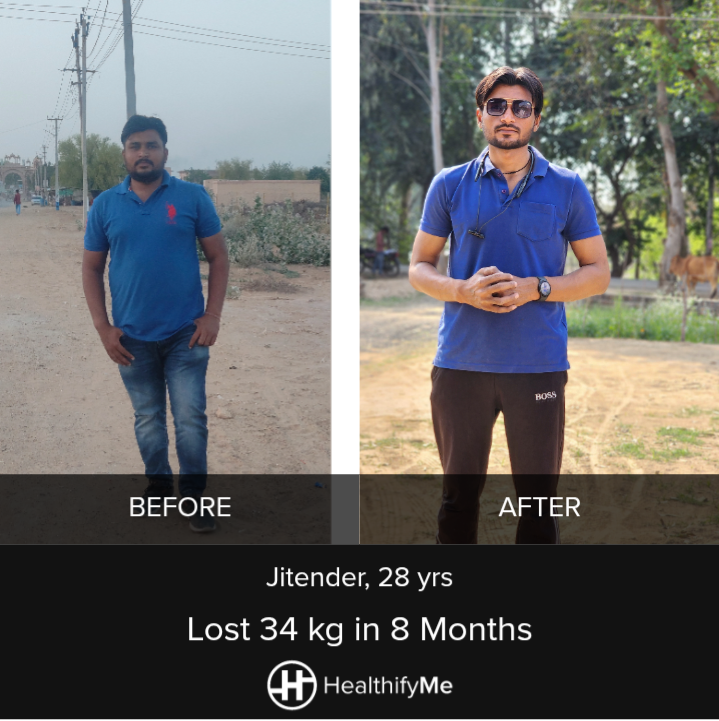 −34 kg in 8 months