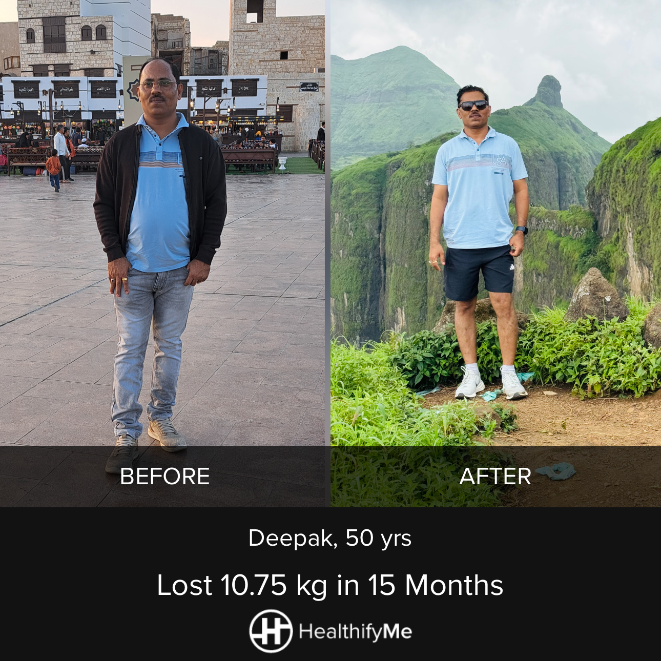 −10.8 kg in 1 year