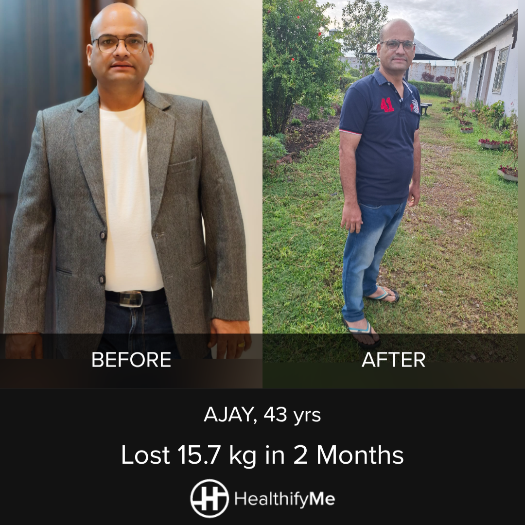 −15.7 kg in 2 months