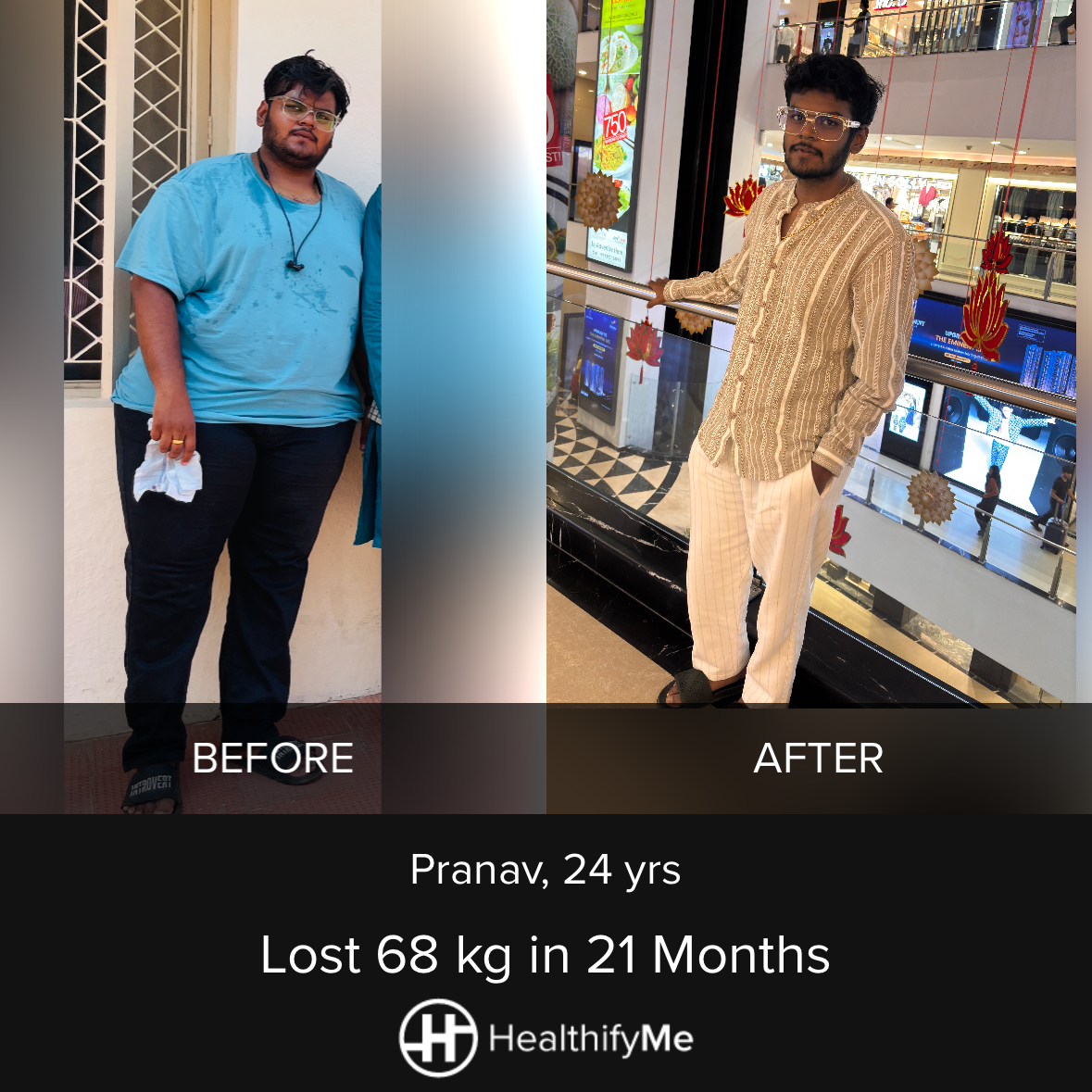 −68 kg in 2 years