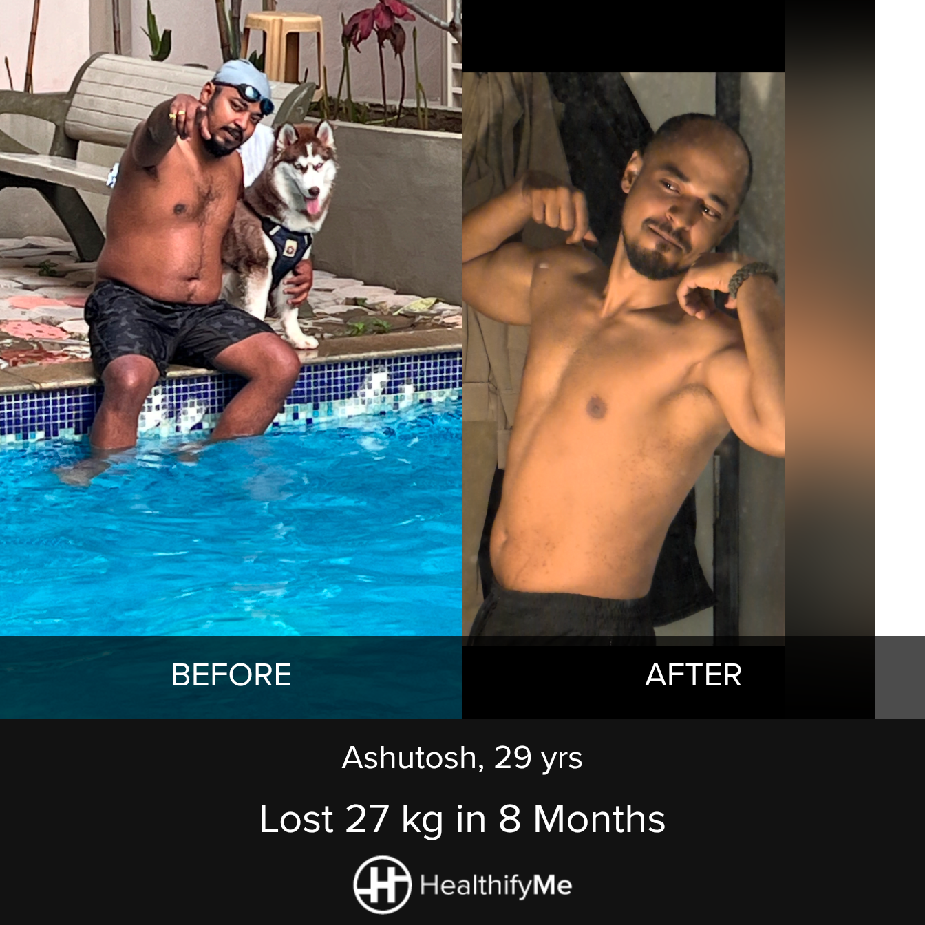 −27 kg in 8 months