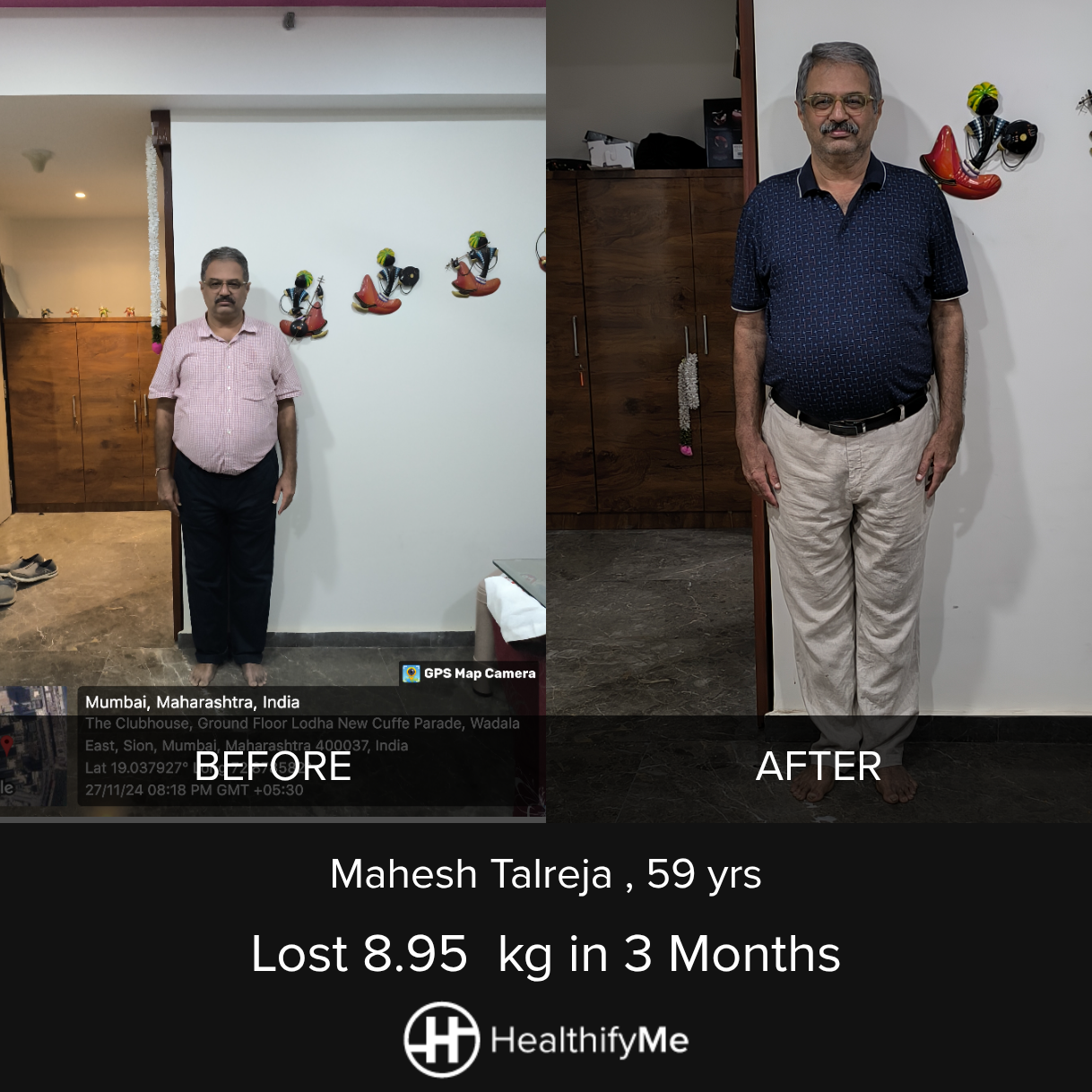 −8.9 kg in 3 months