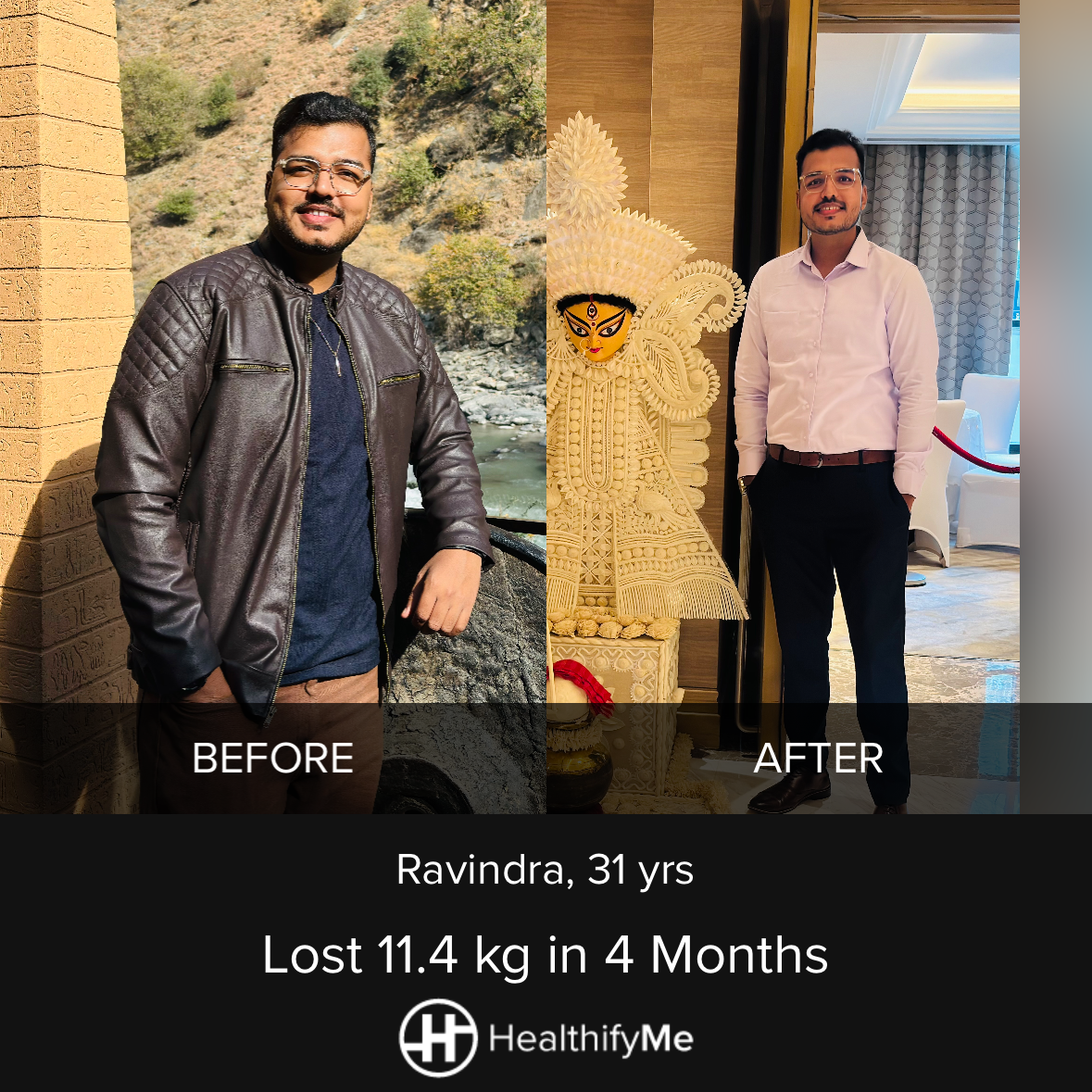 −11.4 kg in 4 months
