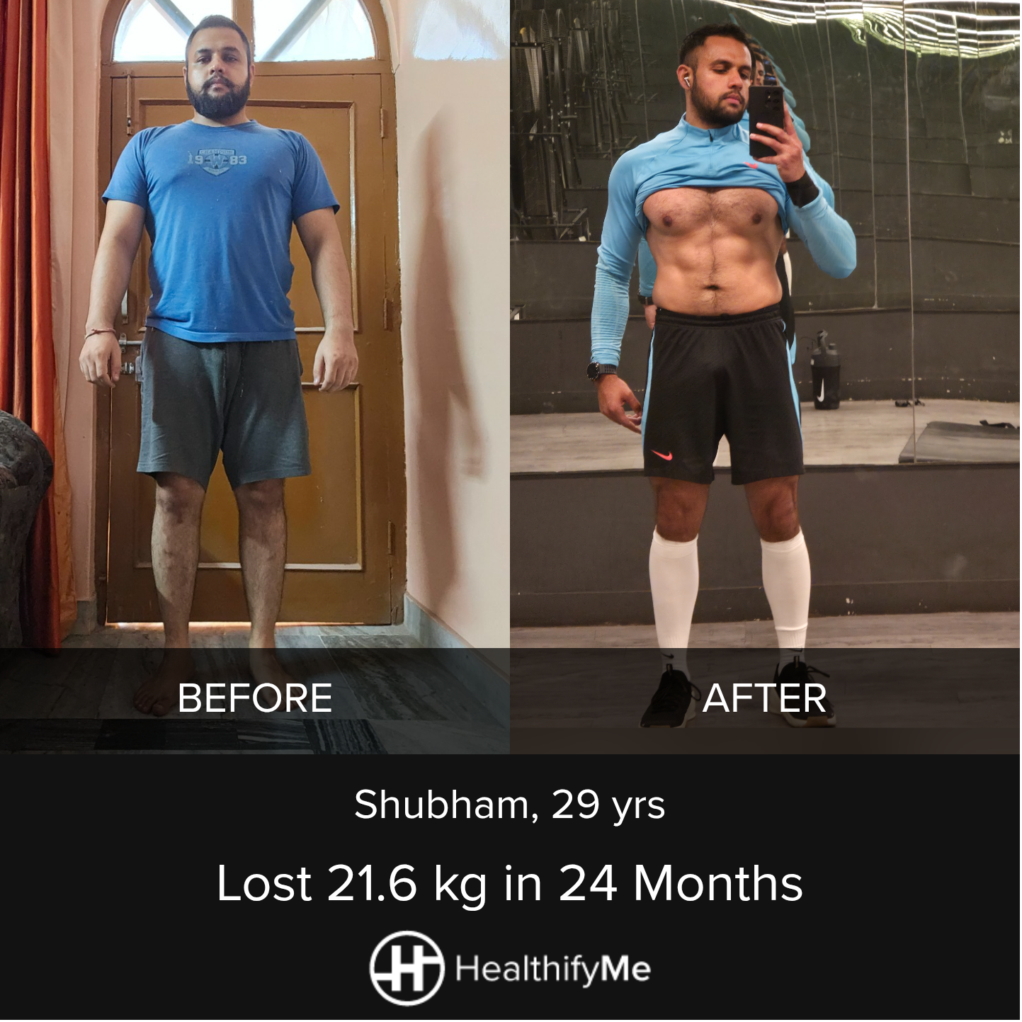−21.6 kg in 2 years