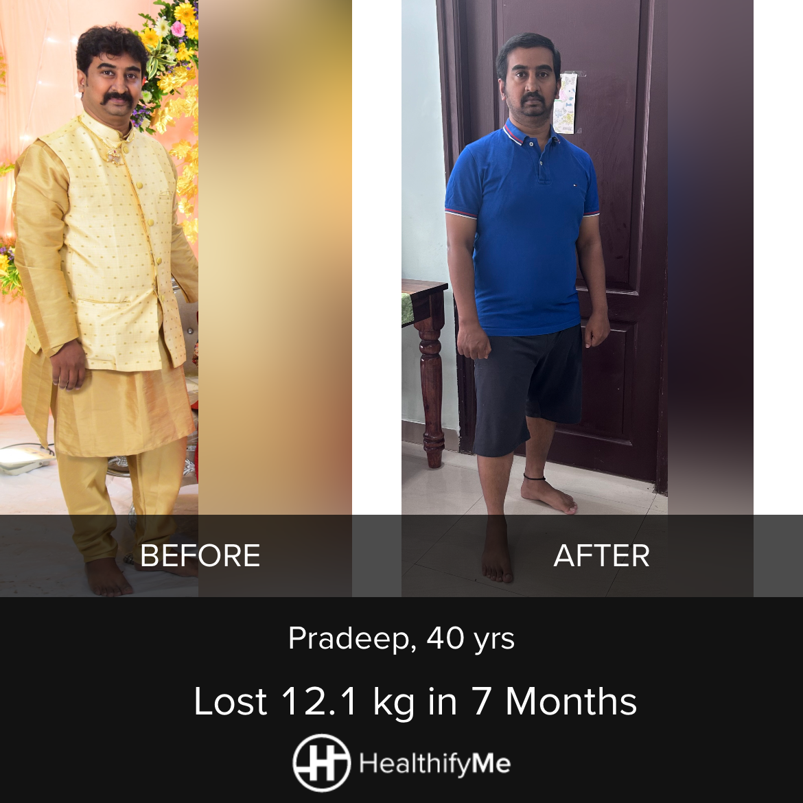 −12.1 kg in 7 months