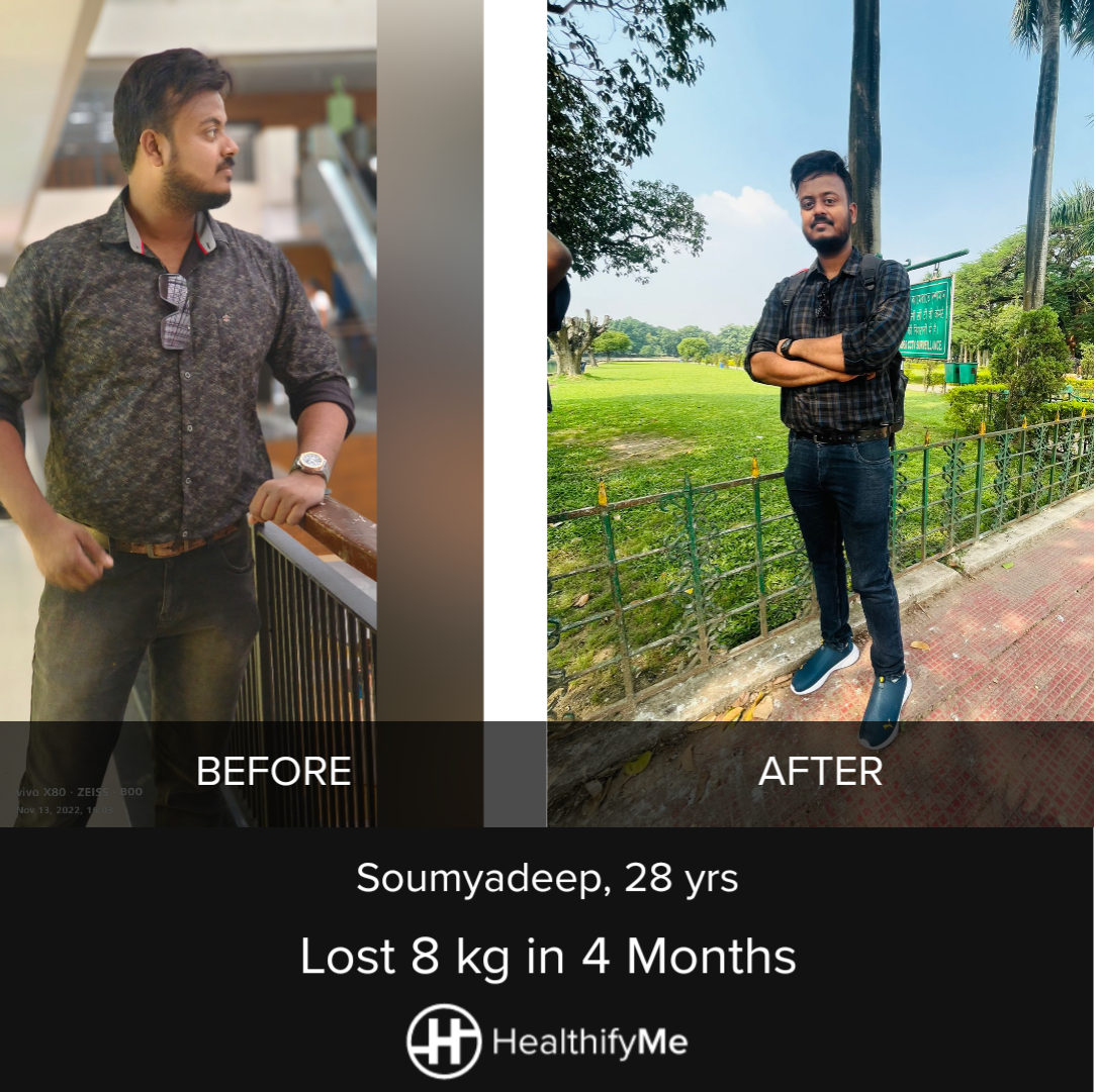 −8 kg in 4 months