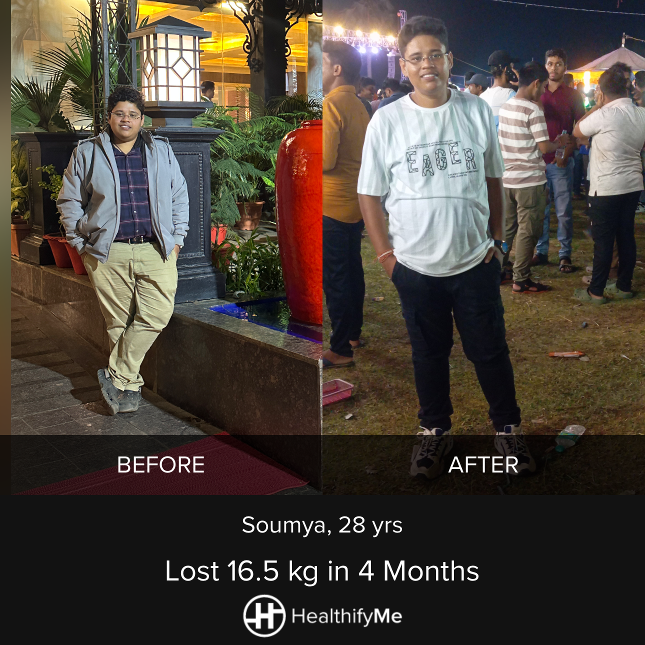 −16.5 kg in 4 months