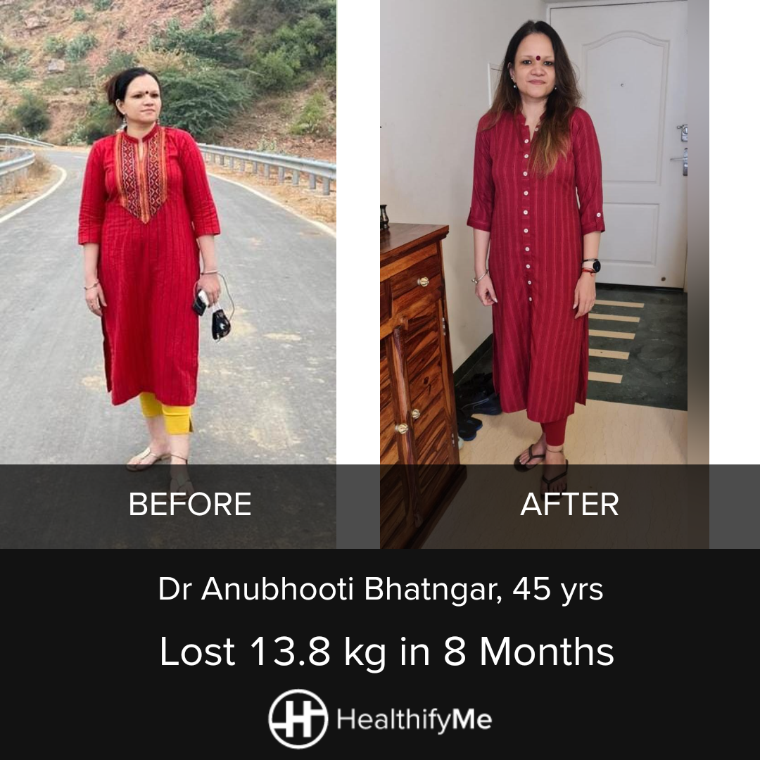−13.8 kg in 8 months