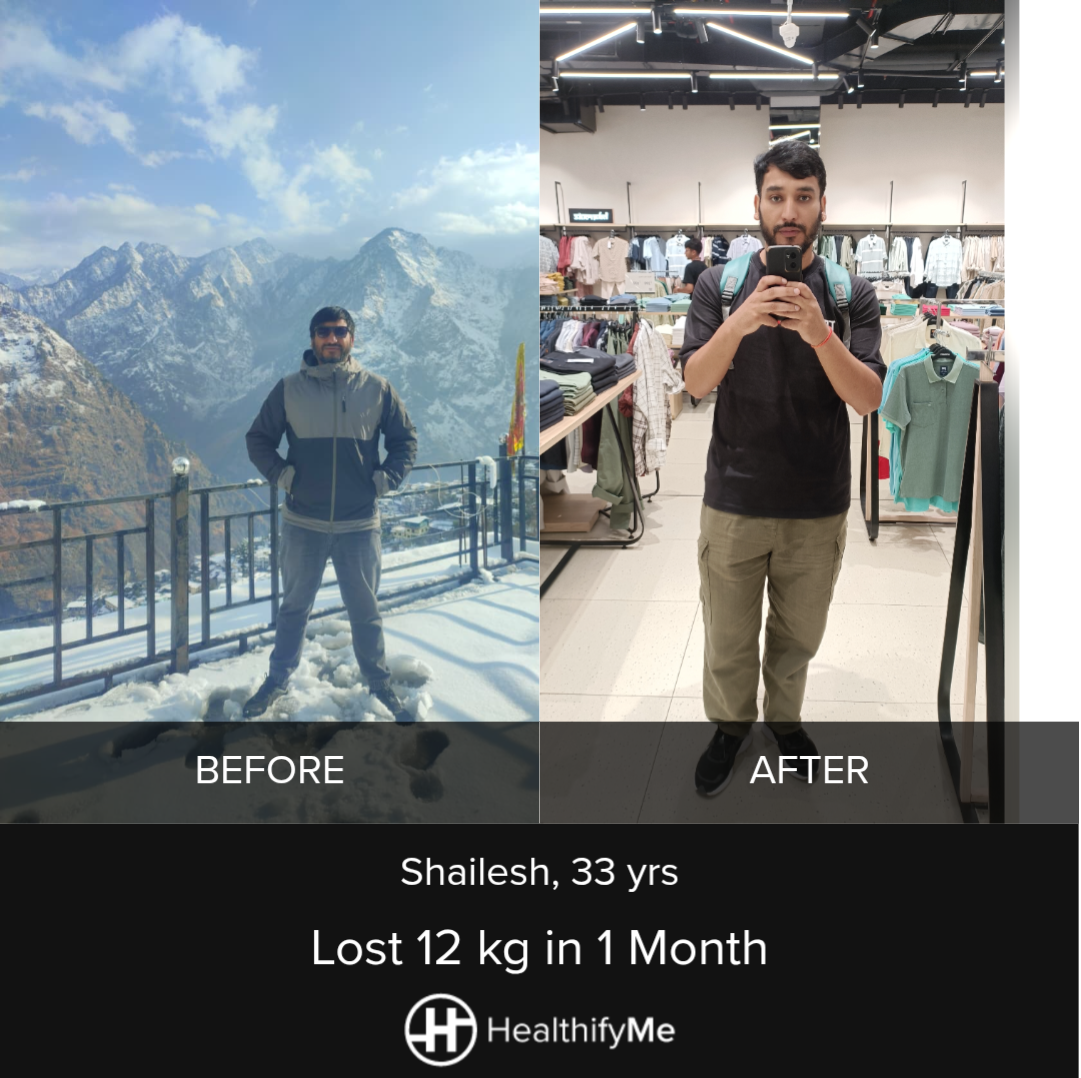 −12 kg in 1 month