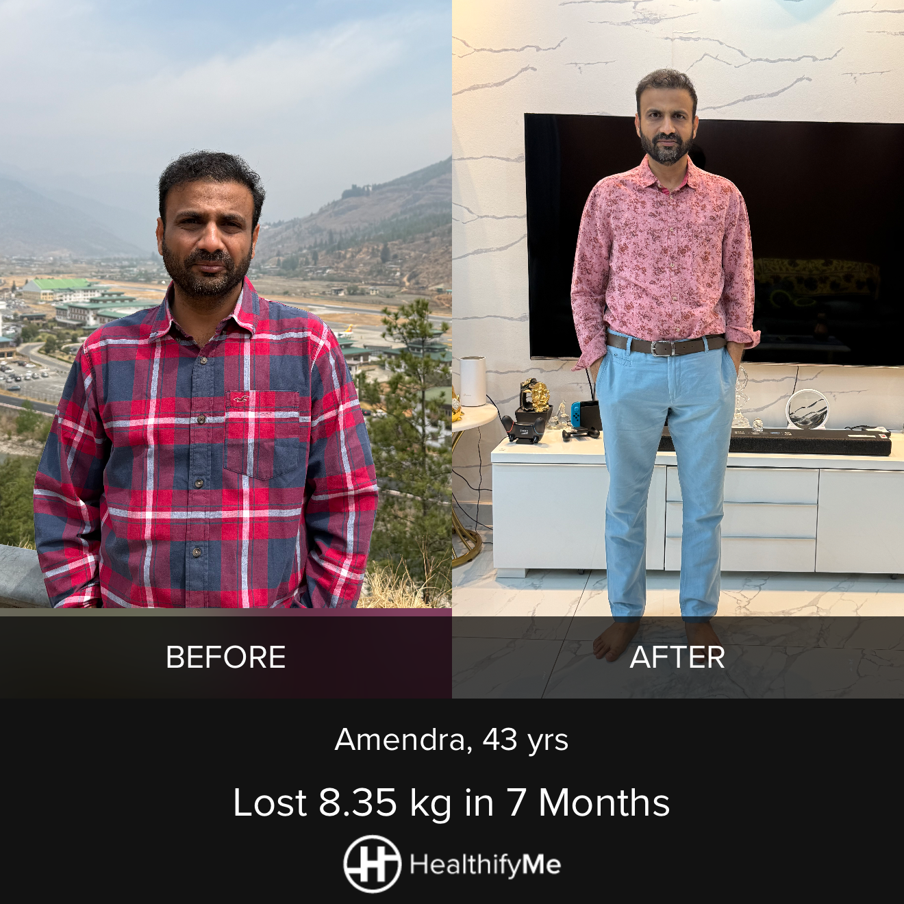−8.3 kg in 7 months