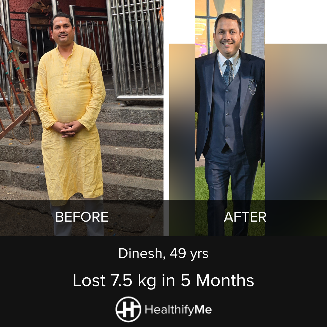 −7.5 kg in 5 months