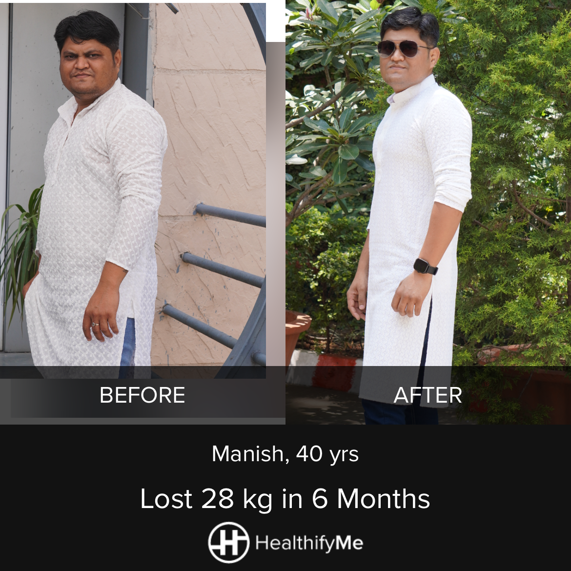 −28 kg in 6 months
