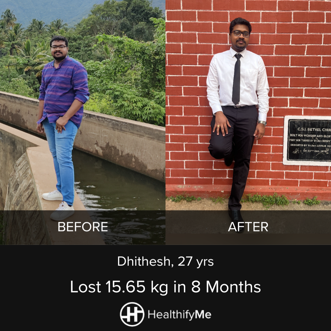 −15.7 kg in 8 months