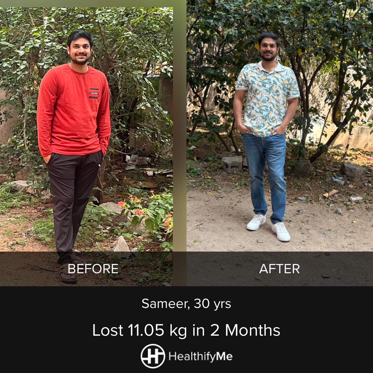 −11.1 kg in 2 months