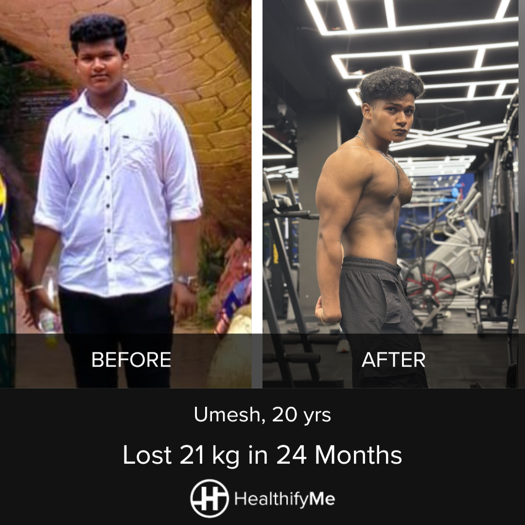 −21 kg in 2 years