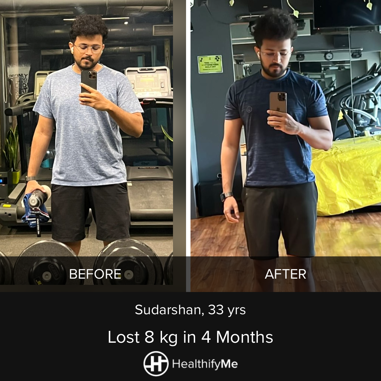 −8 kg in 4 months