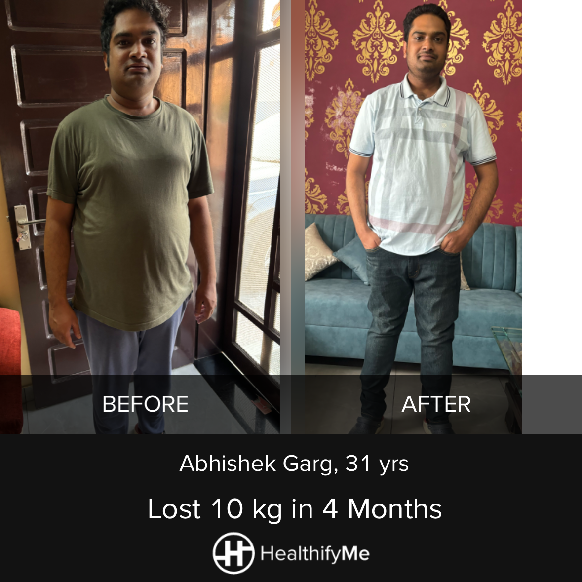 −10 kg in 4 months