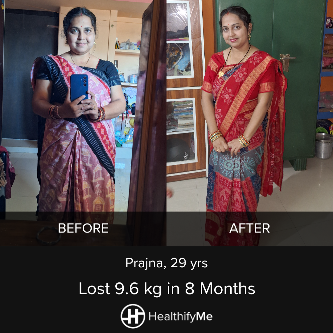 −9.6 kg in 8 months