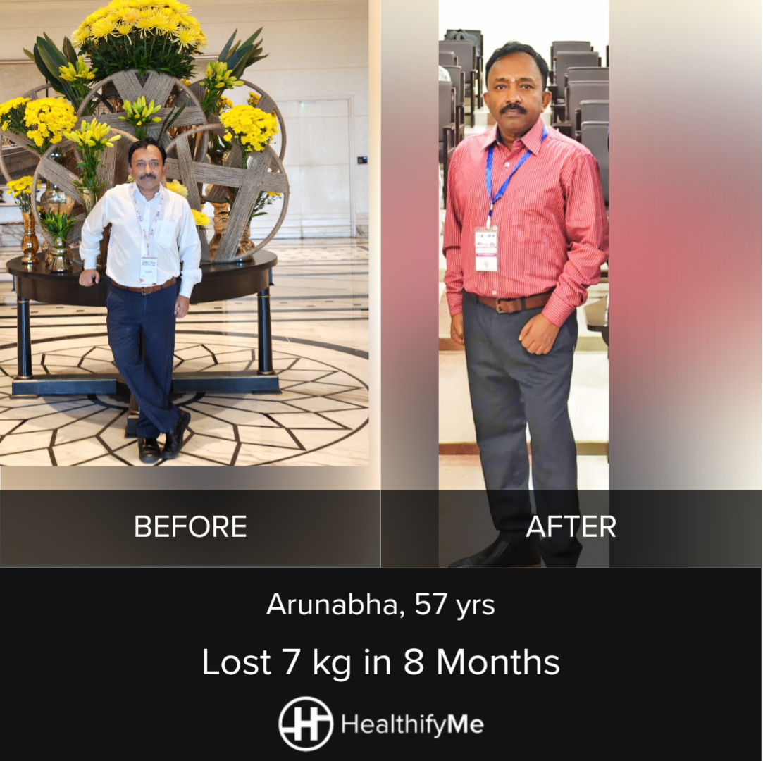 −7 kg in 8 months