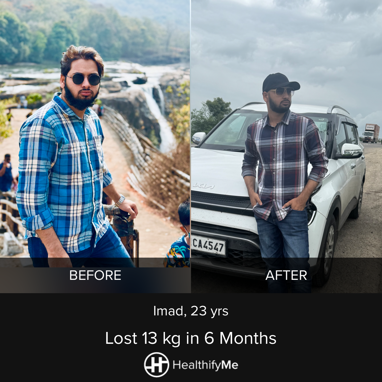 −13 kg in 6 months