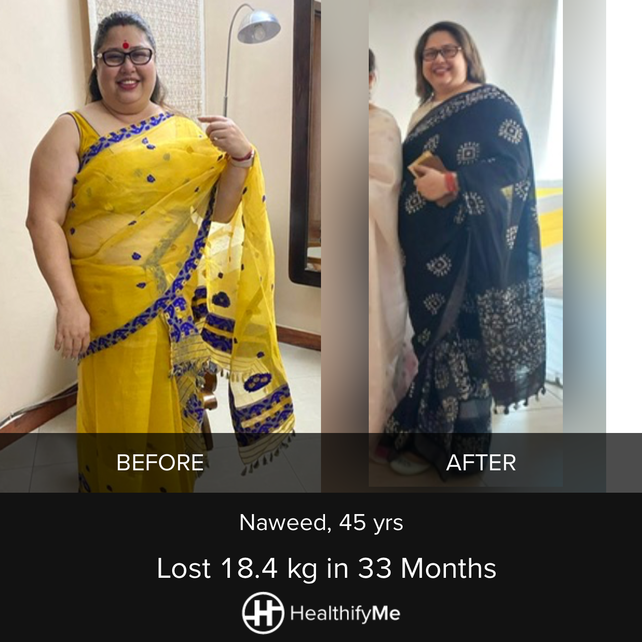 −18.4 kg in 3 years