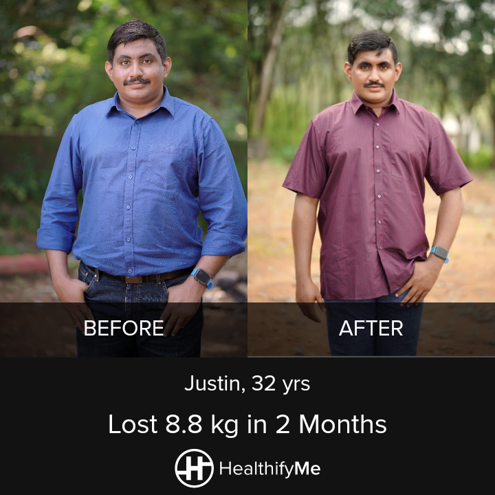 −8.8 kg in 2 months