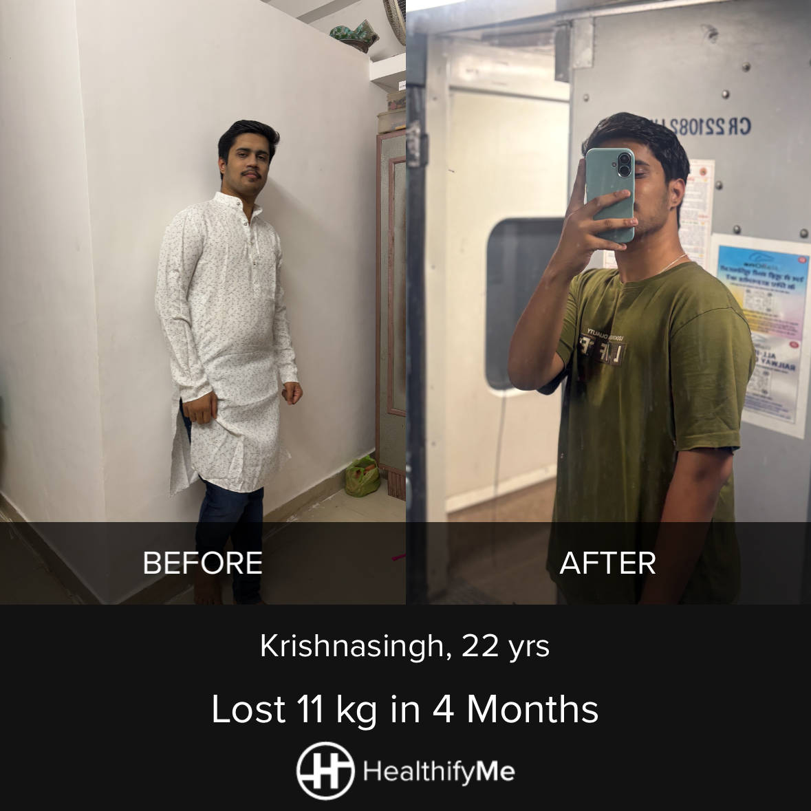 −11 kg in 4 months