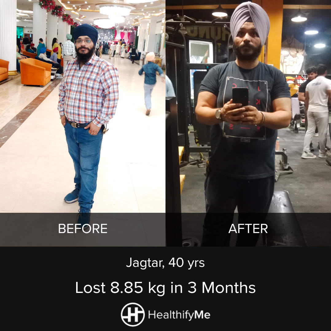 −8.8 kg in 3 months