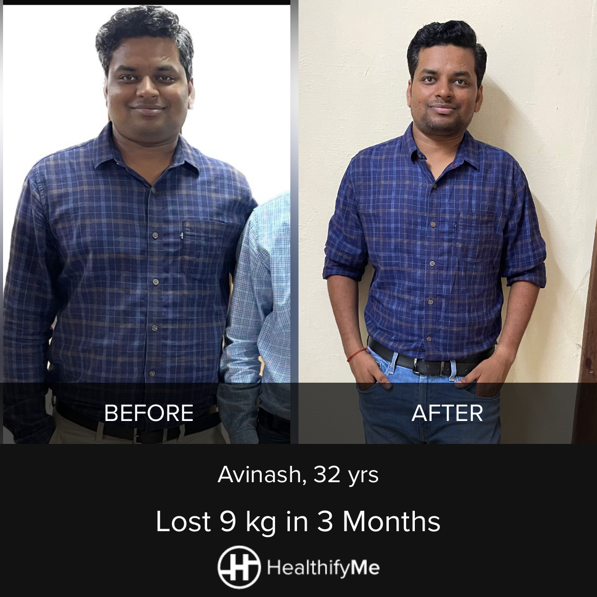 −9 kg in 3 months