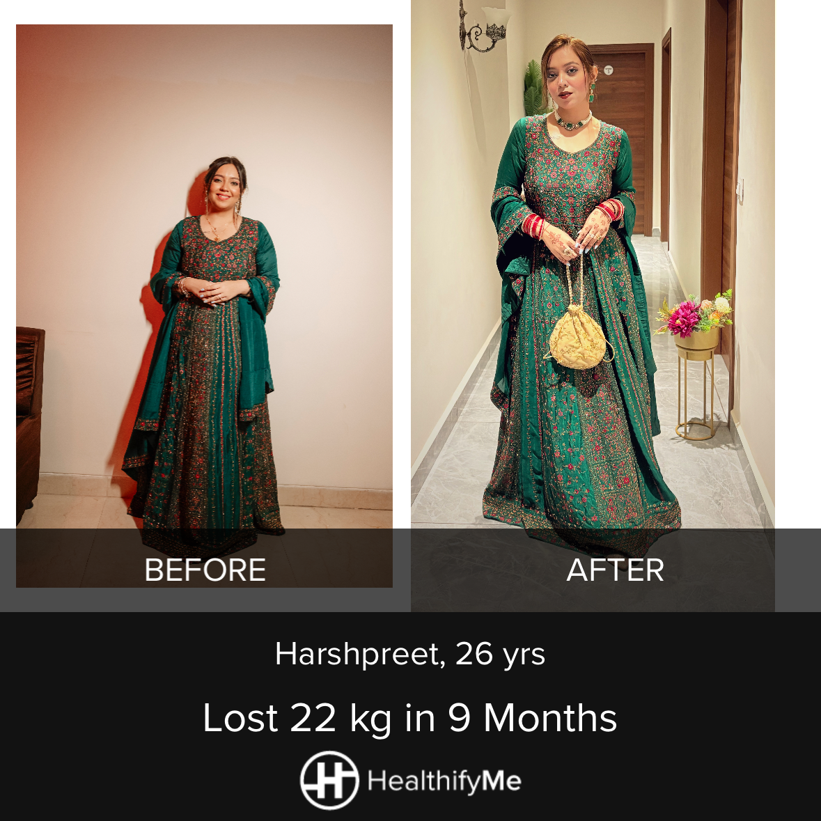 −22 kg in 9 months