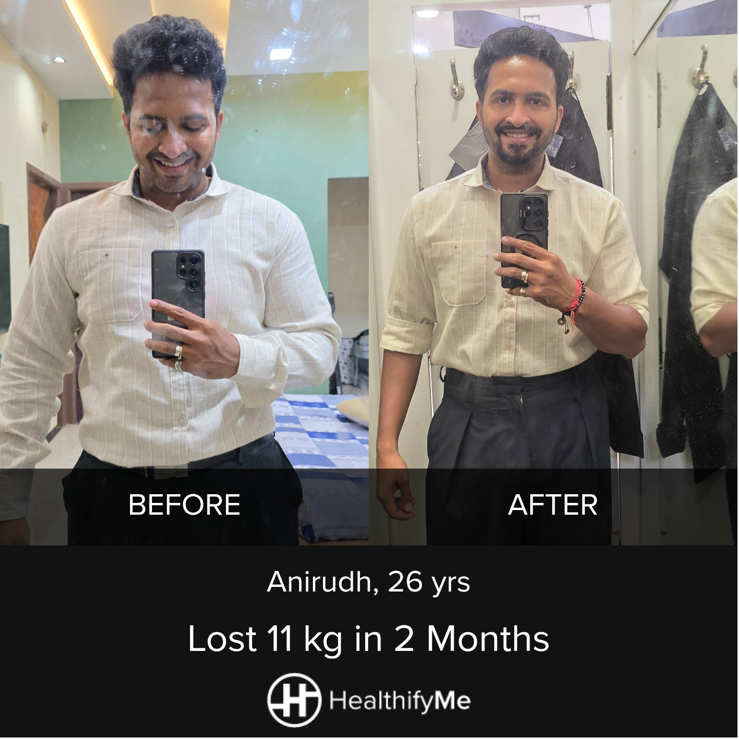 −11 kg in 2 months