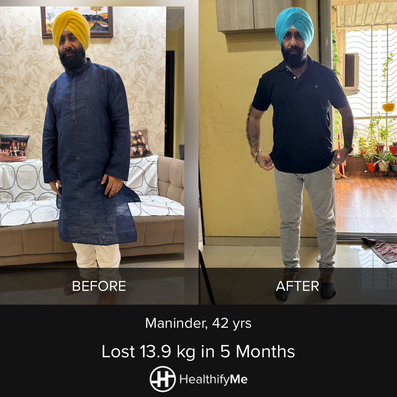 −13.9 kg in 5 months
