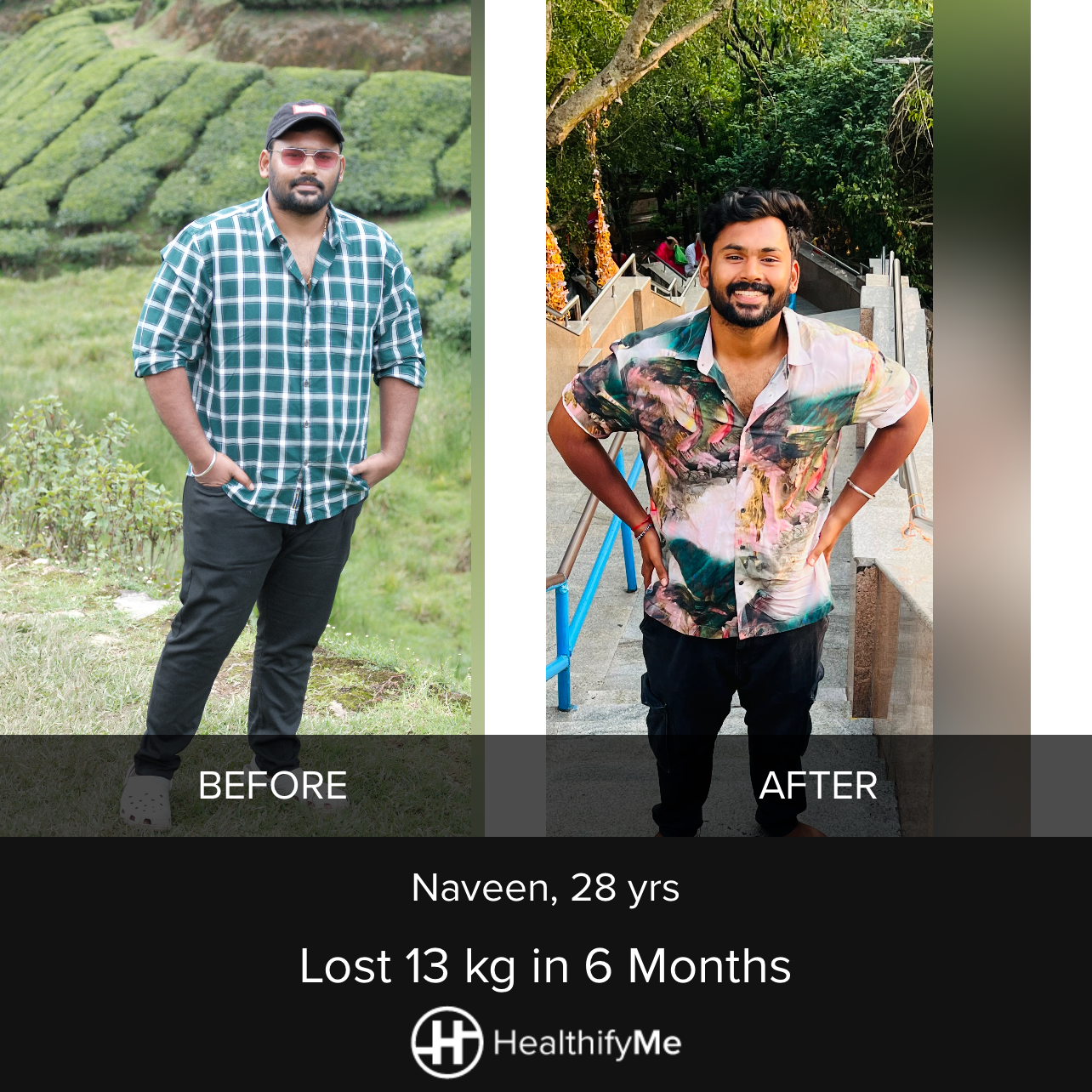 −13 kg in 6 months