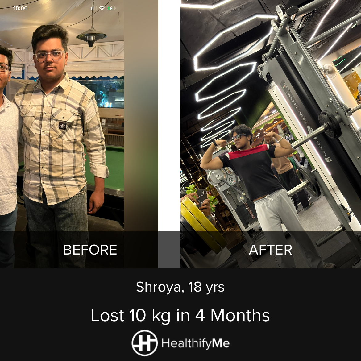 −10 kg in 4 months