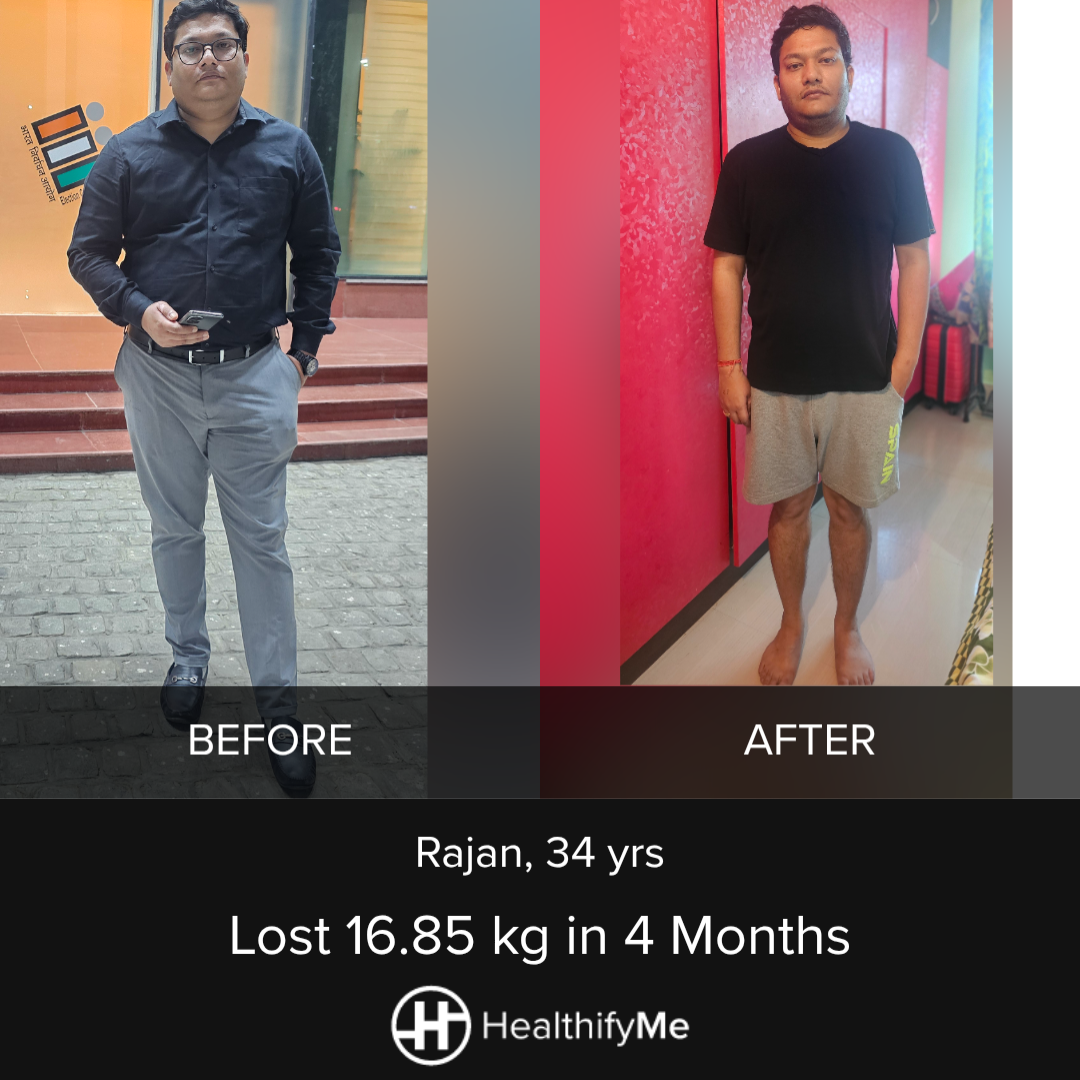 −16.9 kg in 4 months