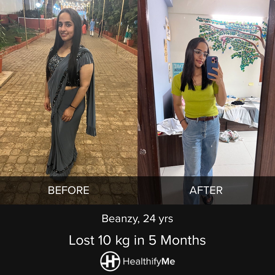 −10 kg in 5 months