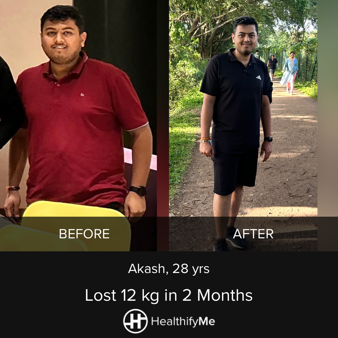 −12 kg in 2 months