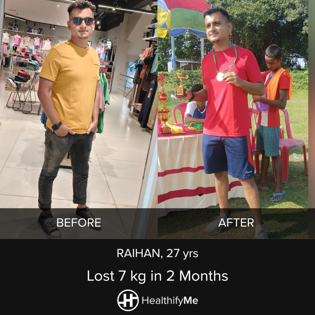 −7 kg in 2 months