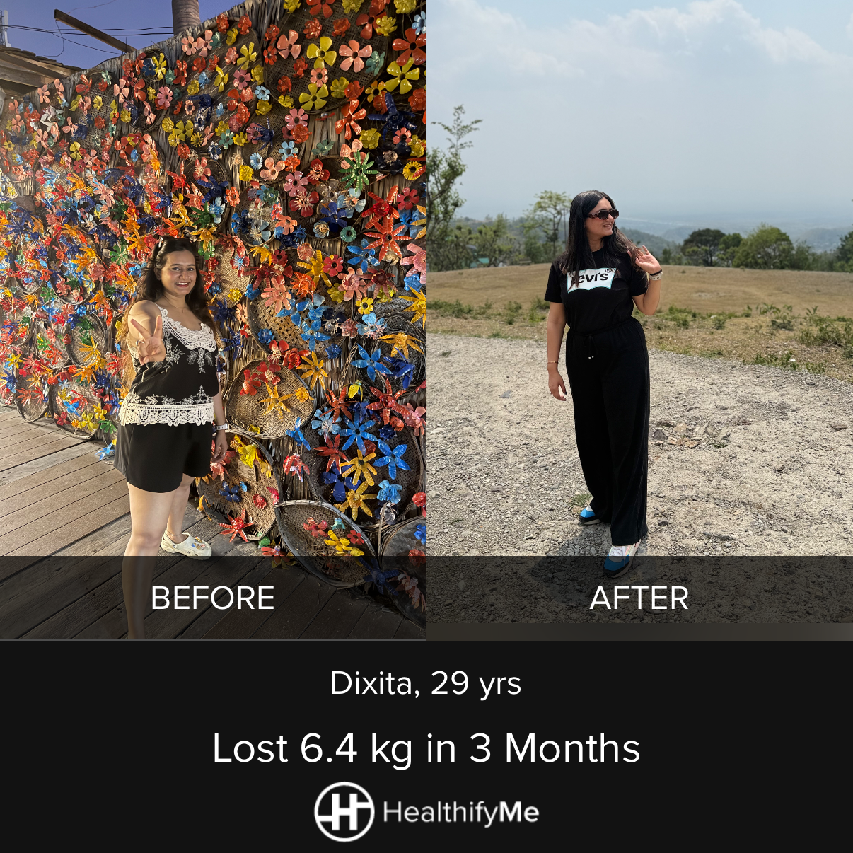 −6.4 kg in 3 months