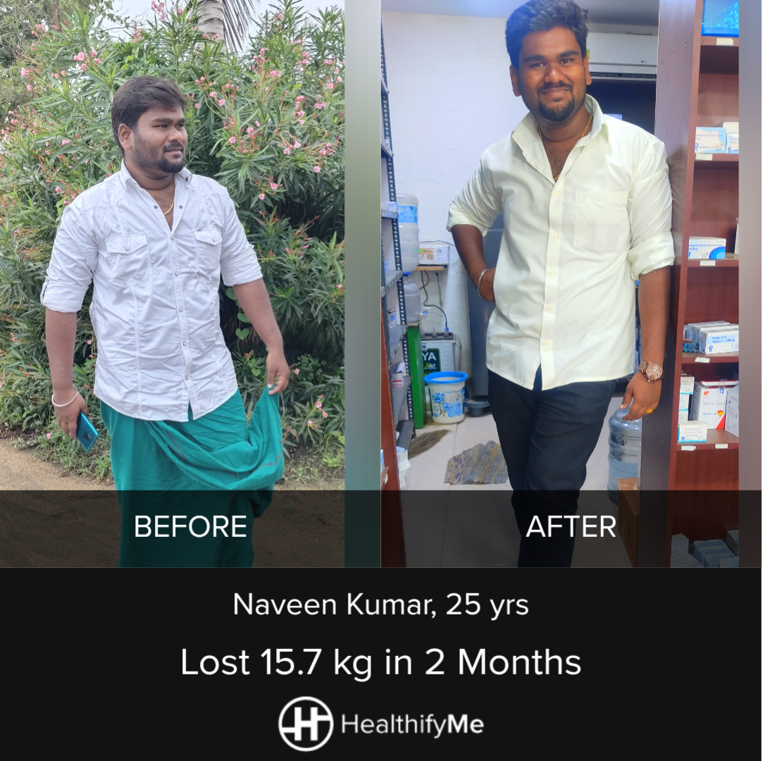 −15.7 kg in 2 months