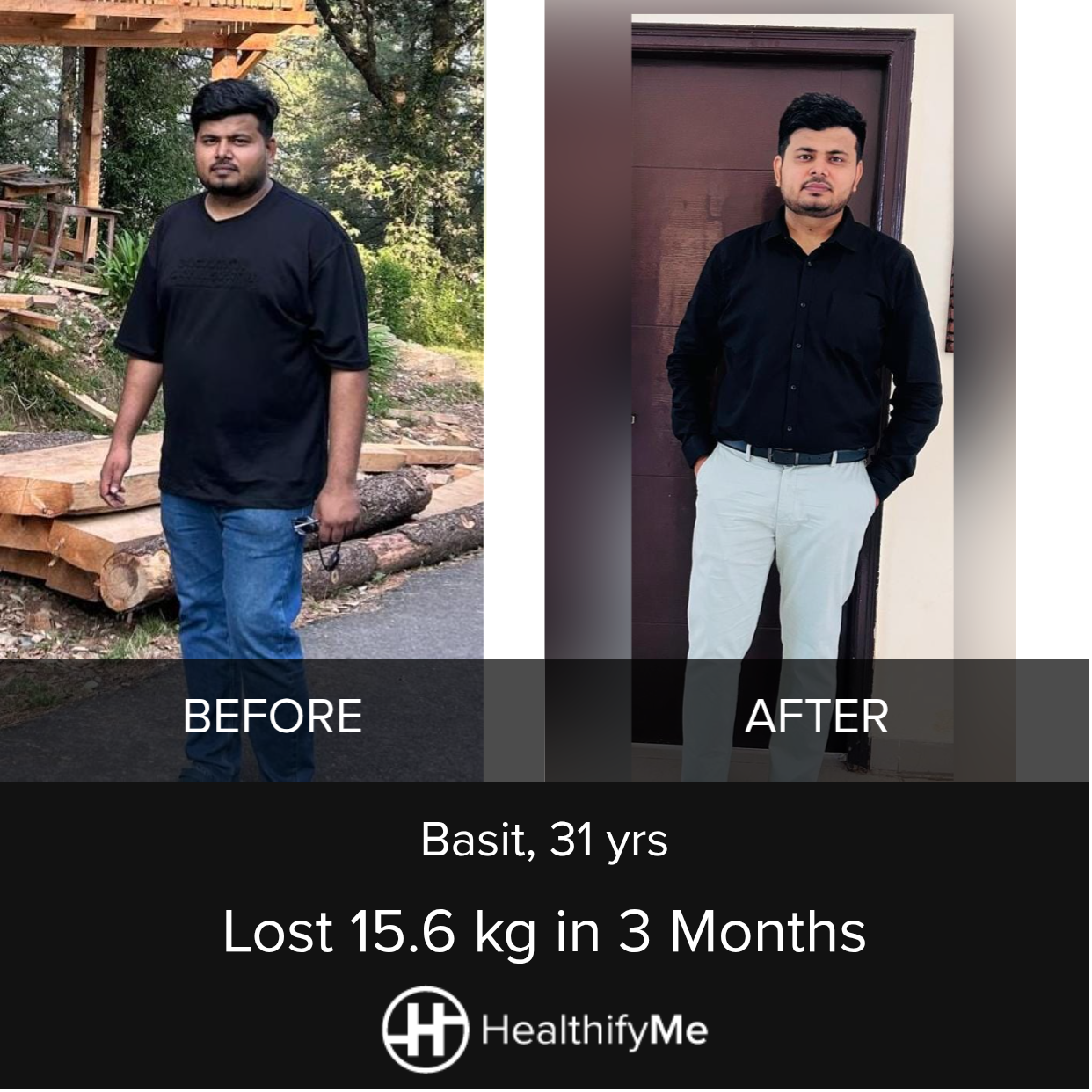 −15.6 kg in 3 months