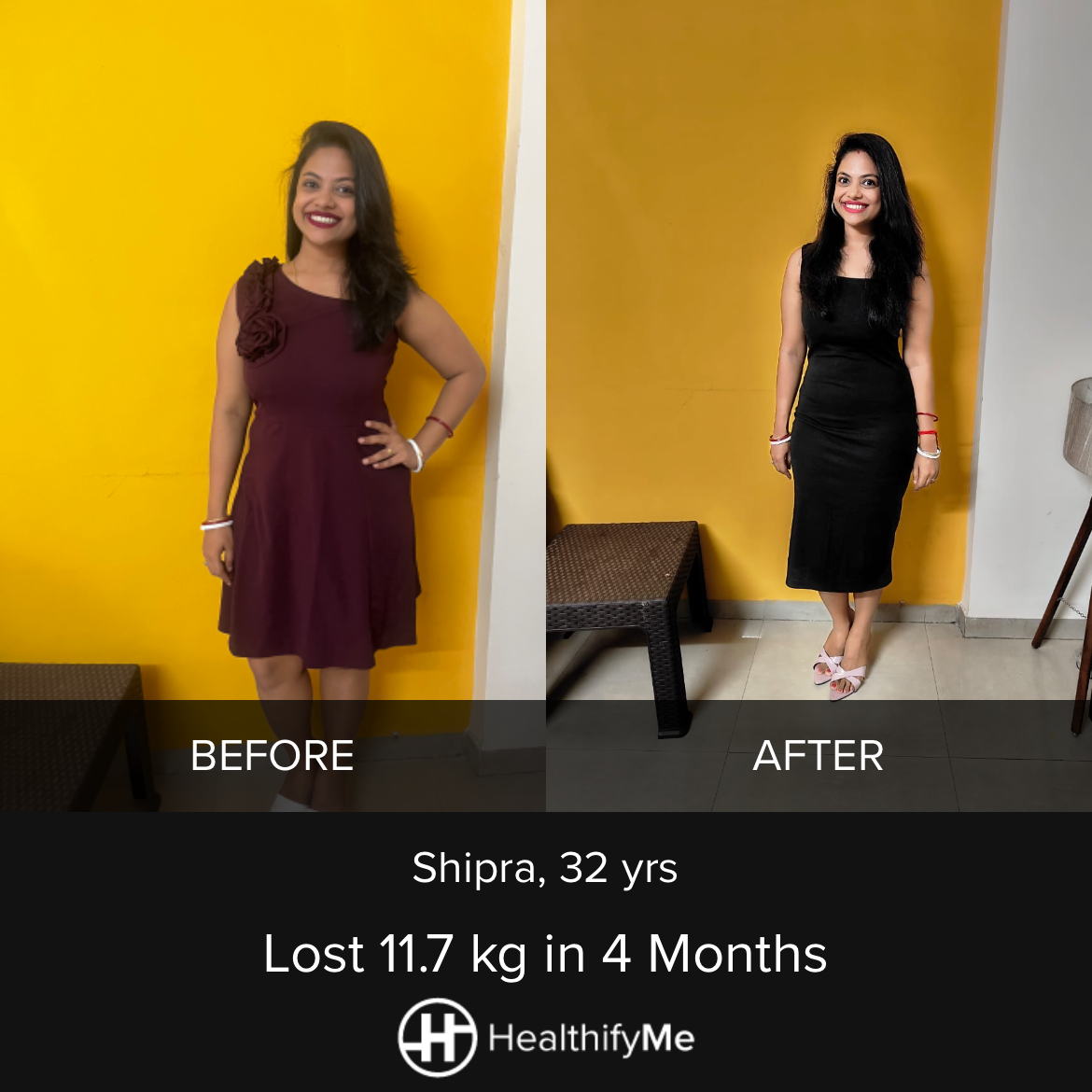 −11.7 kg in 4 months